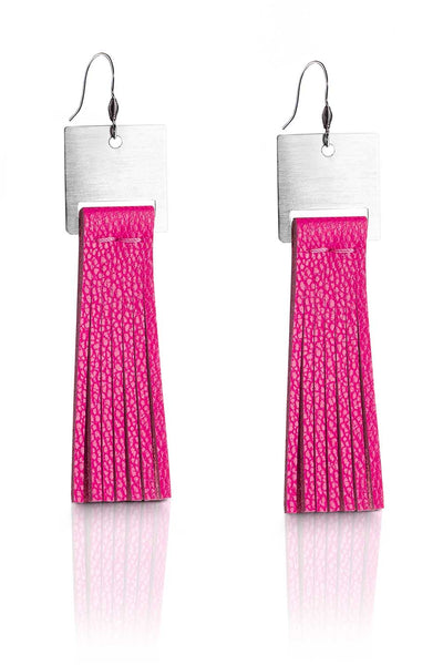 Mini fringe ▪ matt pink ▪ fülbevaló